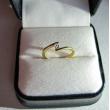 gouden ring met diamant